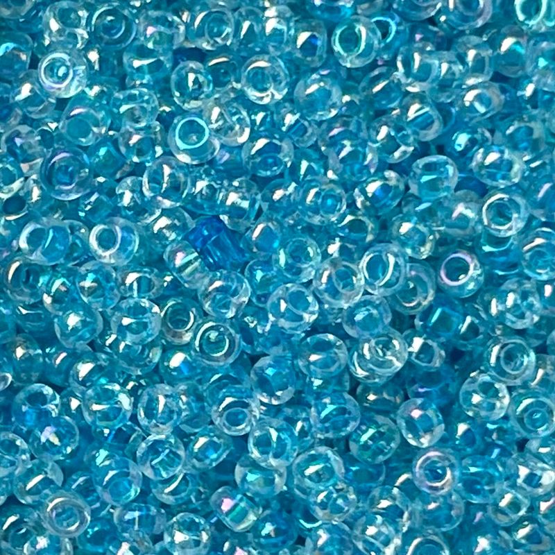 50 gram Transparente Glassperler - Turkis