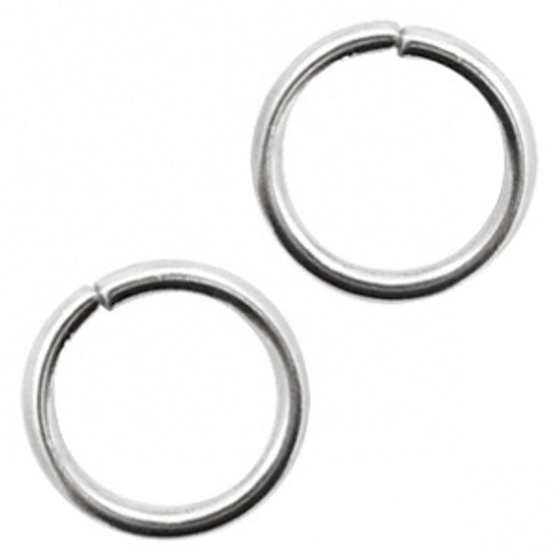 Jumprings - O-ringer,  6mm-Rustfritt stål