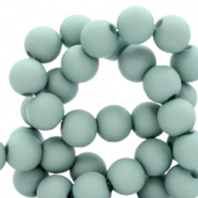 Hovedbilde Acryl perler 4mm Light Pagoda Blue