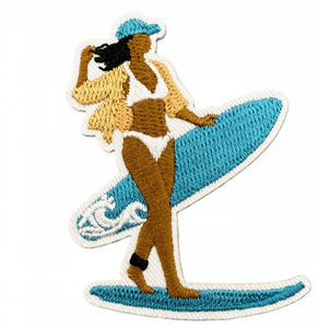 Hovedbilde "Surf Girl" patch i Surf serien