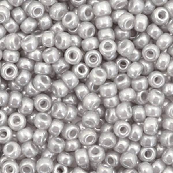Miyuki perler - Ceylon Silver Grey 8/0 mm
