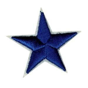 Hovedbilde "Medium Star" Patch - Bl&aring;