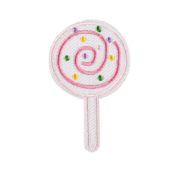 "Pink Swirl Lollipop" Patch