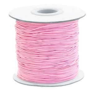 Hovedbilde Elastisk tr&aring;d 1 mm - Rosa