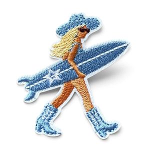 Hovedbilde "Surf Girl"  Lysebl&aring; patch i Surf serien