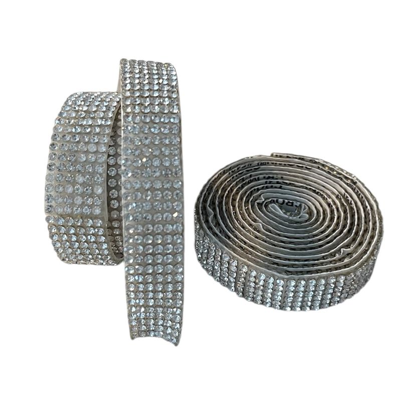 Glitter Rhinestone Bånd Diamant