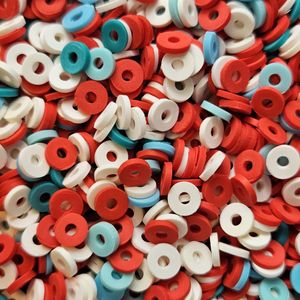 Bilde av 6 mm Katsuki clay beads  i 25 grams pose- Jule ...