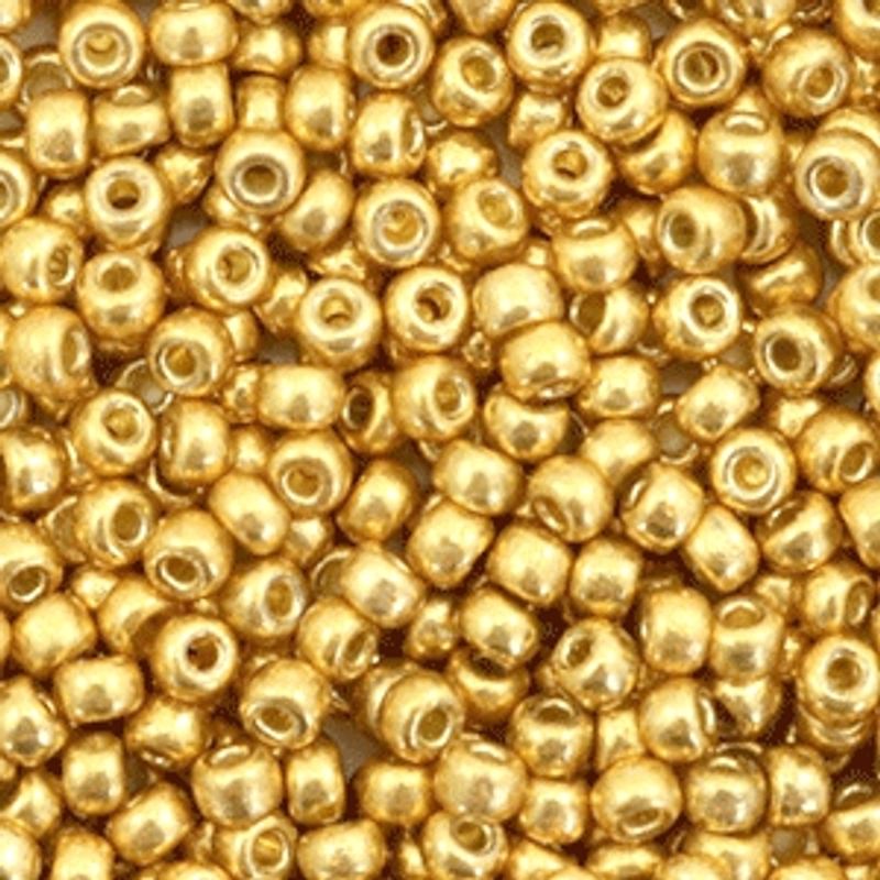 Miyuki perler - Duracoat Galvanized Gold - 8/0 