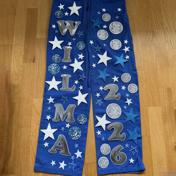 "Glitter Star" - Hvit